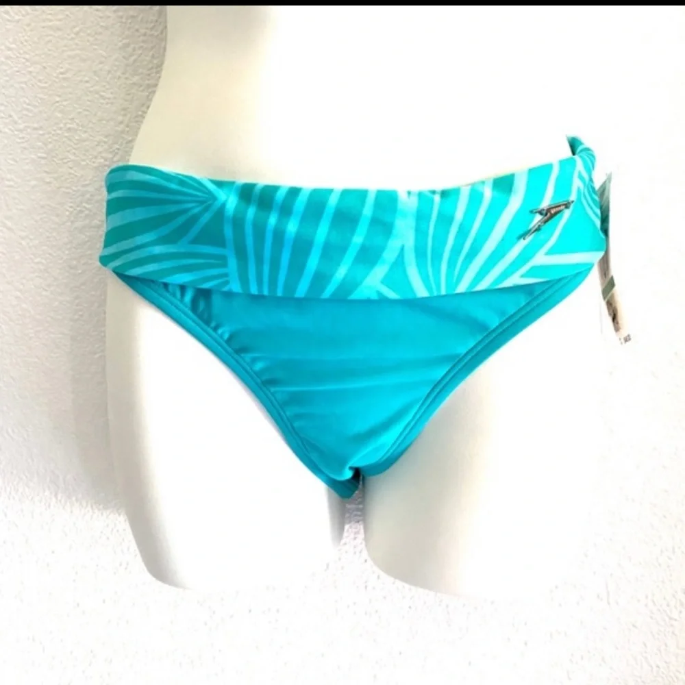 speedo teal blue high rise bikini bottom - L - Picture 8 of 8